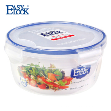 China manufacturer bpa free plastic round food container with lid